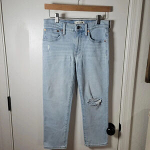 Madewell Mid-Rise Classic Straight Jeans in Wellingford Wash | Size 25P